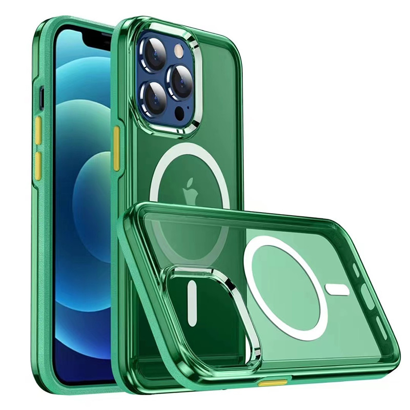 Nadaje się do Magentic Case iPhone 13, przezroczysty design magnetyczny bezprzewodowy szybki obudowa ochronna